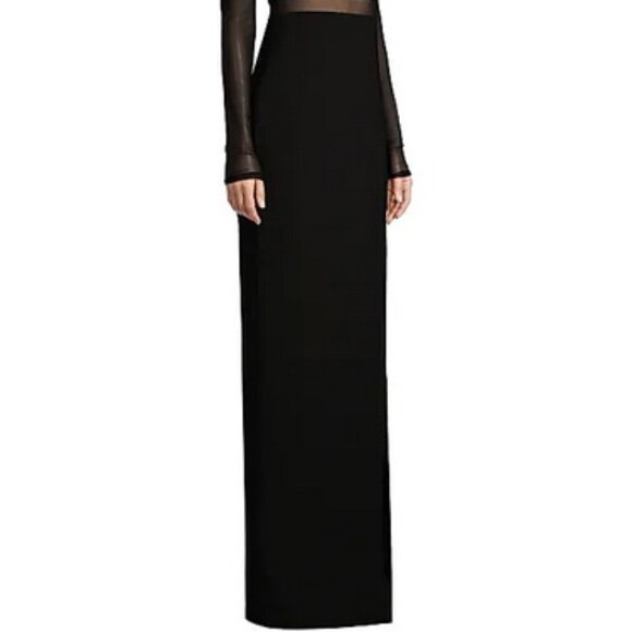 Likely Black Andie Semi-Sheer Turtleneck Gown - Picture 4 of 6